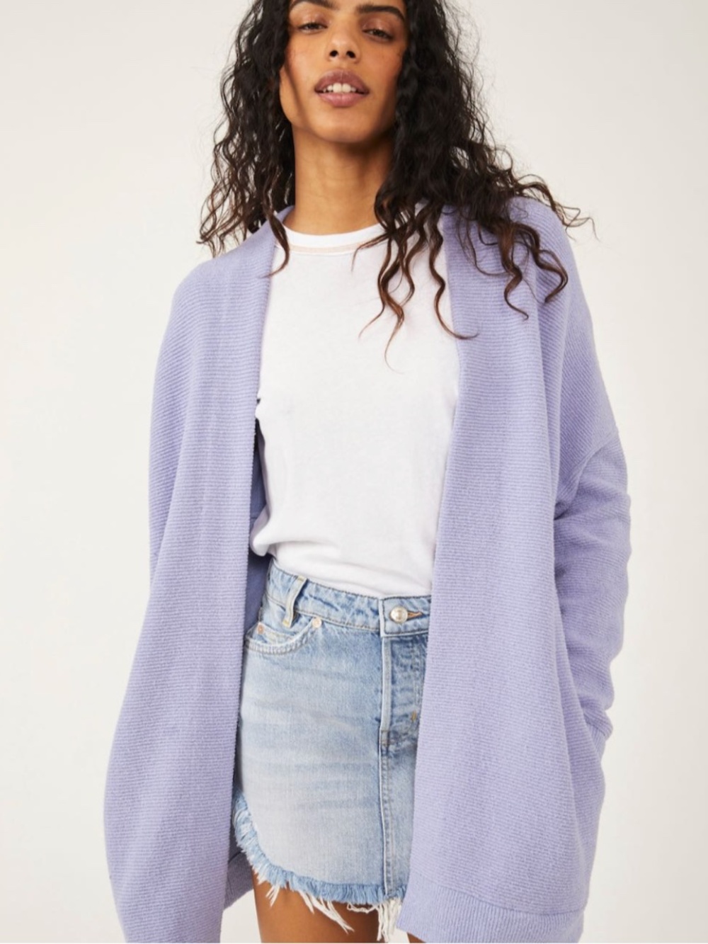 Free people ottoman slouchy cardigan